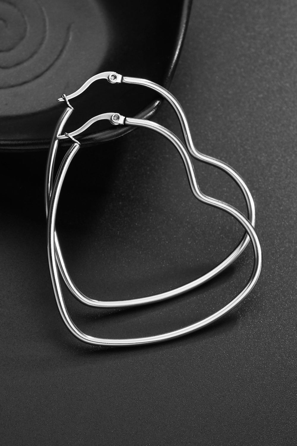 - Heart Stainless Steel Earrings - earrings at TFC&H Co.