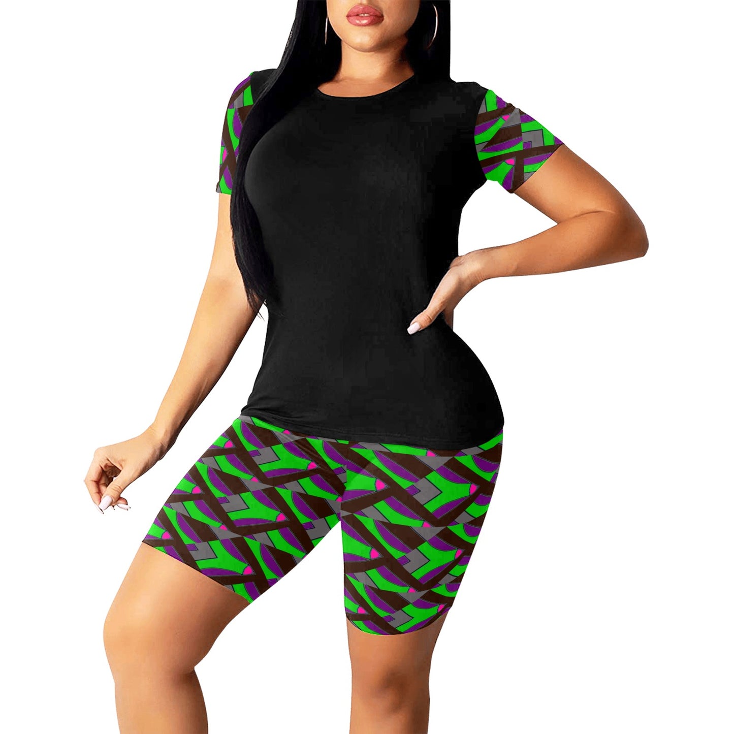 Sling Shot Women's Yoga Short Set - women's short set at TFC&H Co.
