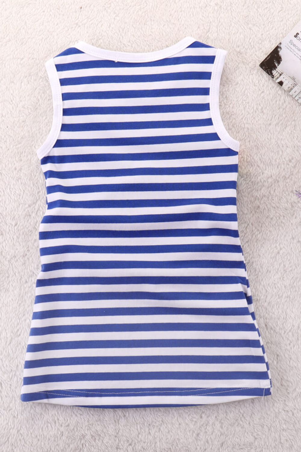 - Girls Rainbow Graphic Striped Sleeveless Dress - toddlers top at TFC&H Co.