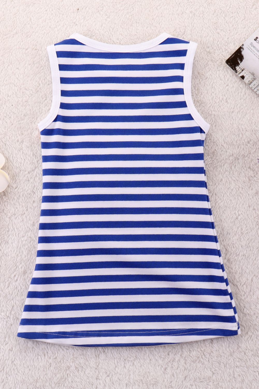 - Girls Rainbow Graphic Striped Sleeveless Dress - toddlers top at TFC&H Co.