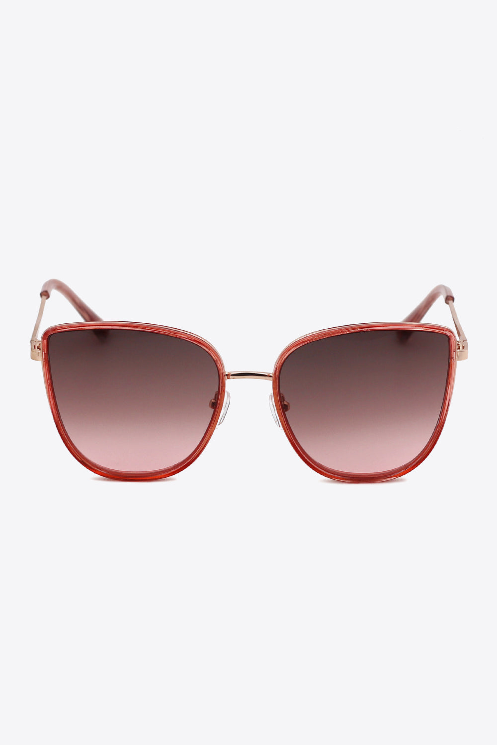 Full Rim Metal-Plastic Hybrid Frame Sunglasses - 2 colors - Sunglasses at TFC&H Co.