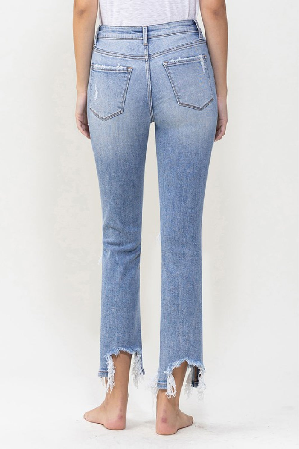 - Lovervet Full Size Courtney Super High Rise Kick Flare Jeans - Ships from The US - womens jeans at TFC&H Co.