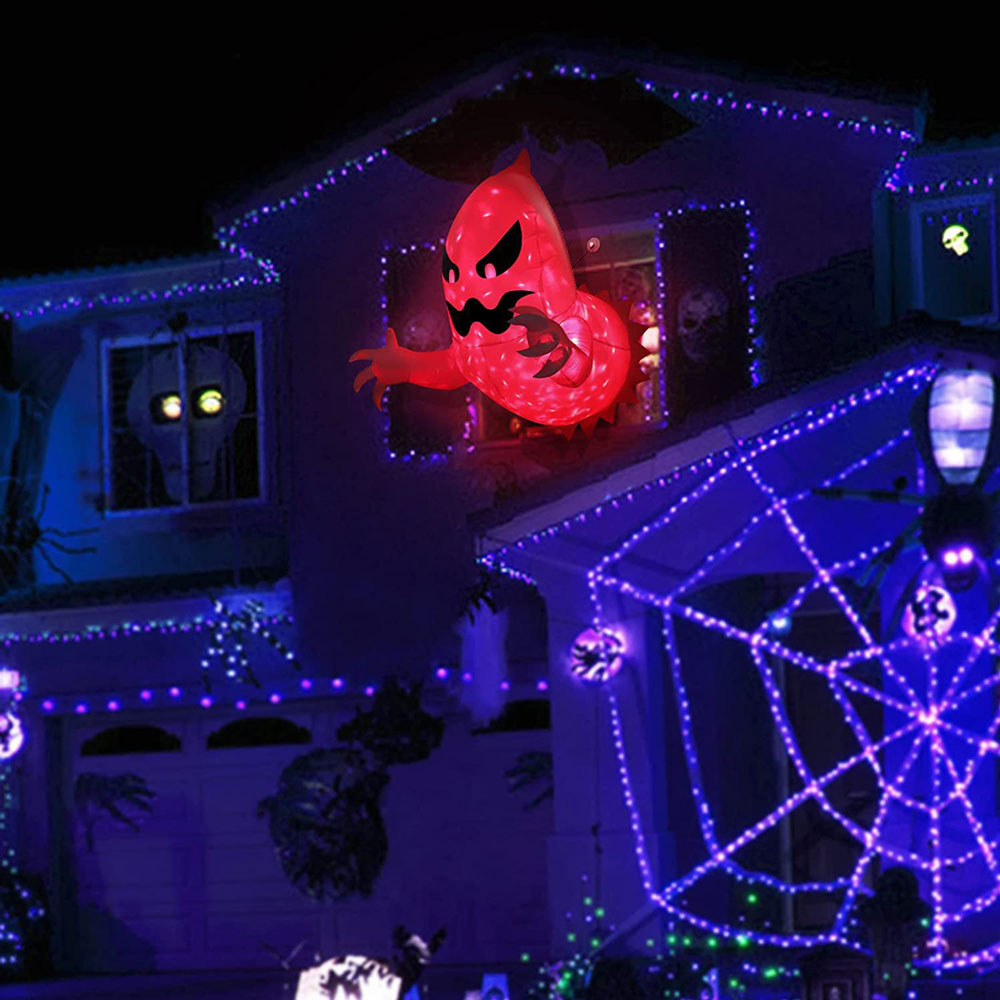 Inflatable Outdoor Halloween Ghost Light Decor - Halloween Decor at TFC&H Co.