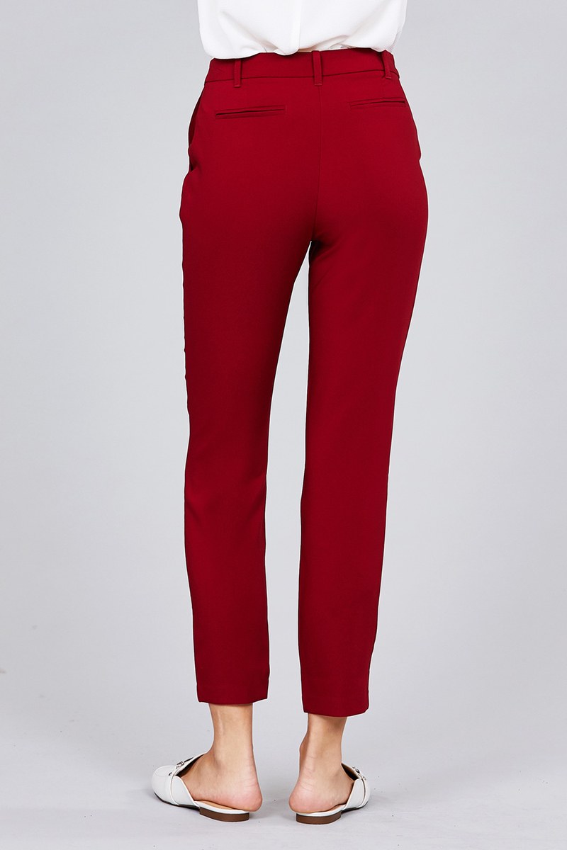 Seam Side Pocket Classic Long Pants - 2 colors - women's pants at TFC&H Co.