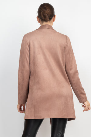 - Open Front Suede Blazer - 3 colors - womens blazer at TFC&H Co.