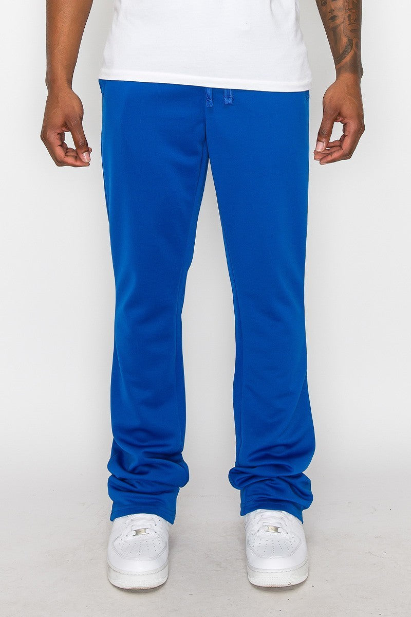 - Solid Flare Stacked Men's Track Pants - mens track pants at TFC&H Co.