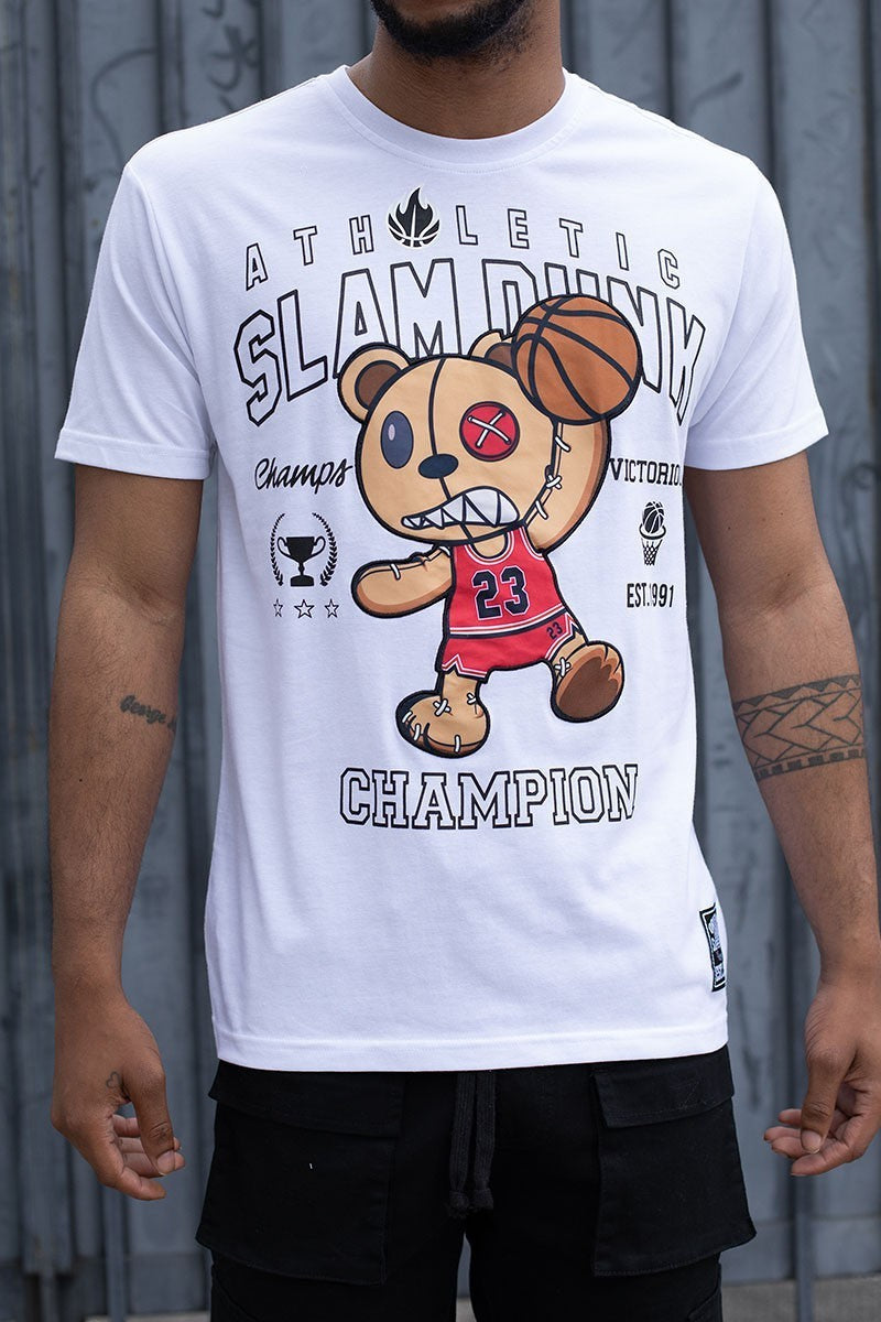 White - Slam Dunk Men's T-shirts - mens t-shirt at TFC&H Co.