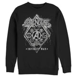 BLACK - Men's Marvel Avengers Concert Sweatshirt - Sweatshirt at TFC&H Co.