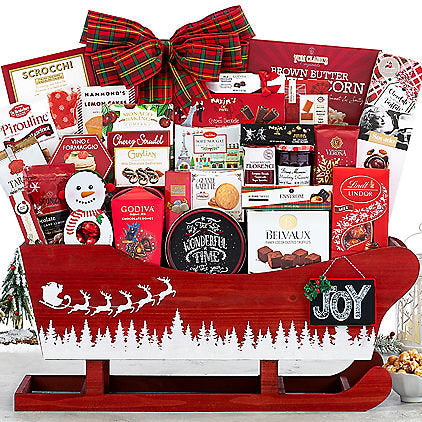 20 33 20 - Grand Holiday Sleigh: Gourmet Christmas Basket - Christmas|Christmas Gift Baskets at TFC&H Co.