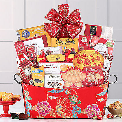 7 18 13 - Good Fortune: New Year Gift Basket - Gift basket at TFC&H Co.