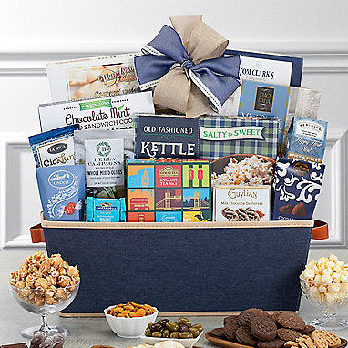 7 19 14 - Festive Cheers: Gourmet Gift Basket - Gift basket at TFC&H Co.