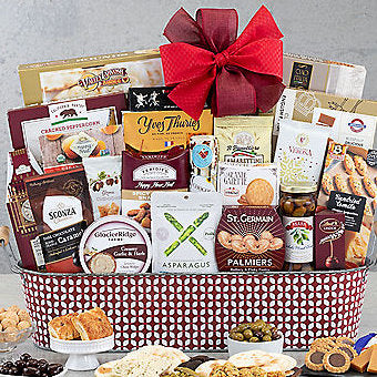 10 24 14 - Season's Best: Gourmet Holiday Gift Basket - Gift basket at TFC&H Co.
