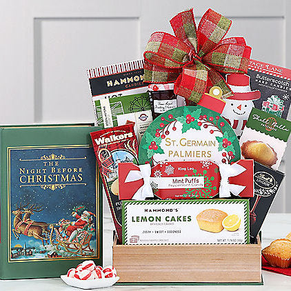 5 9 9 - Seasonal Splendor: Holiday Gift Basket - Gift basket at TFC&H Co.