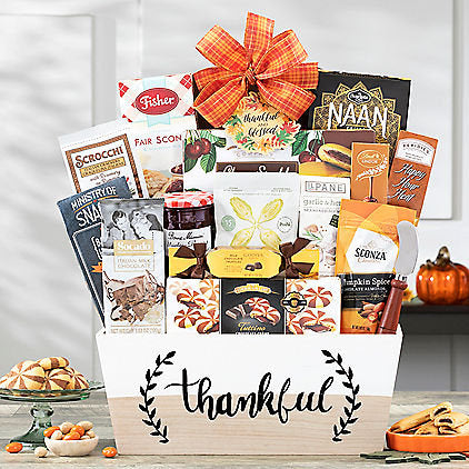 - Thankful: Fall Gourmet Gift Basket - Gift basket at TFC&H Co.