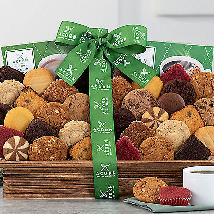 6 15 9 - Sweet Celebration: Baked Treats & Coffee Gift Basket - Gift basket at TFC&H Co.