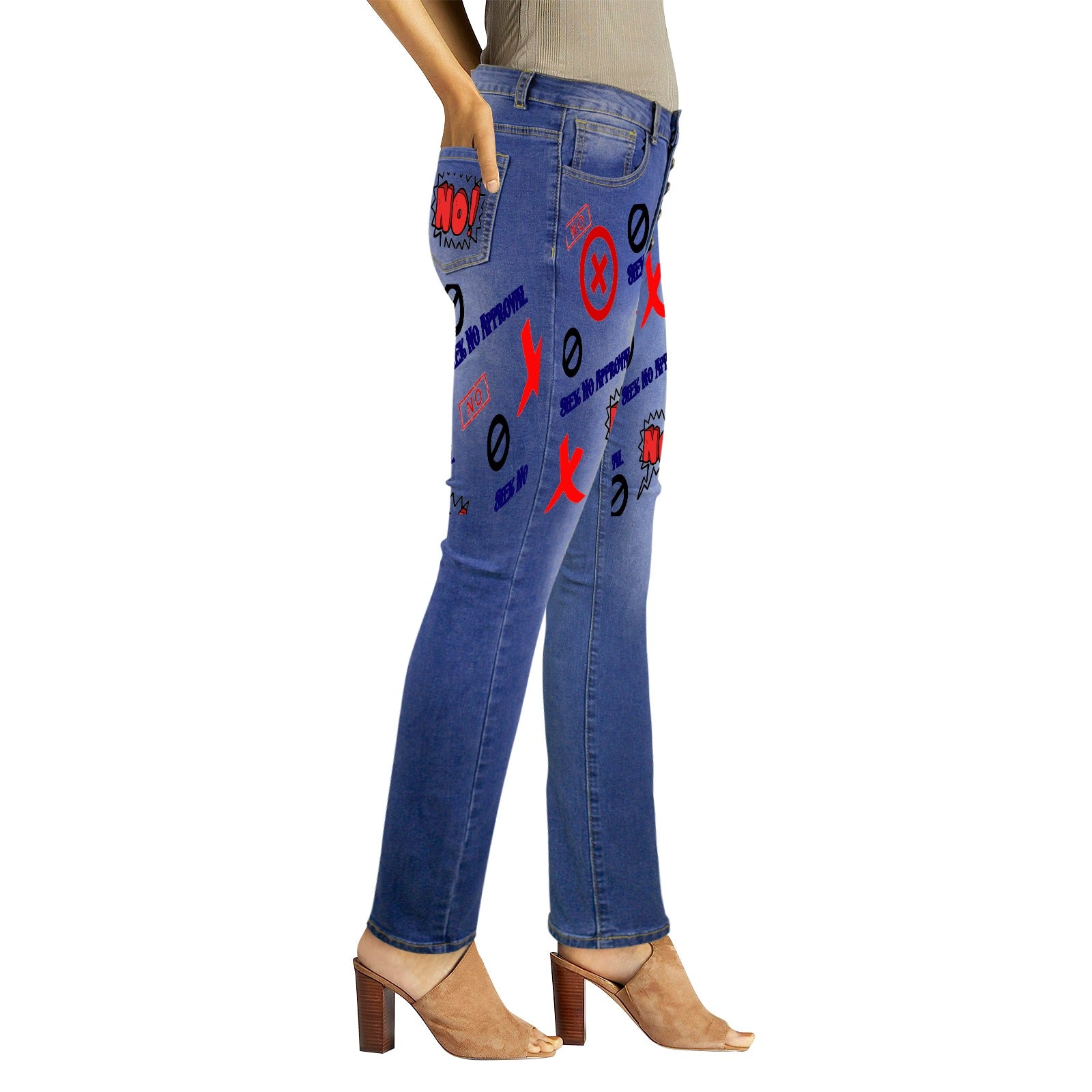 - Seek No Approval Women's Jeans - womens jeans at TFC&H Co.