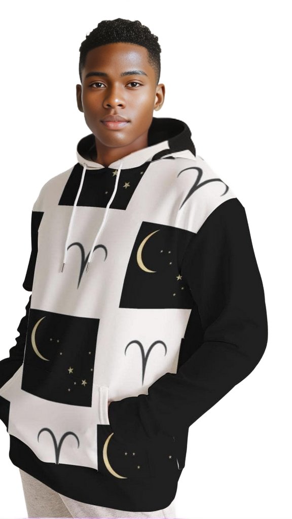 Aries Moon Men's Hoodie - Hoodie at TFC&H Co.