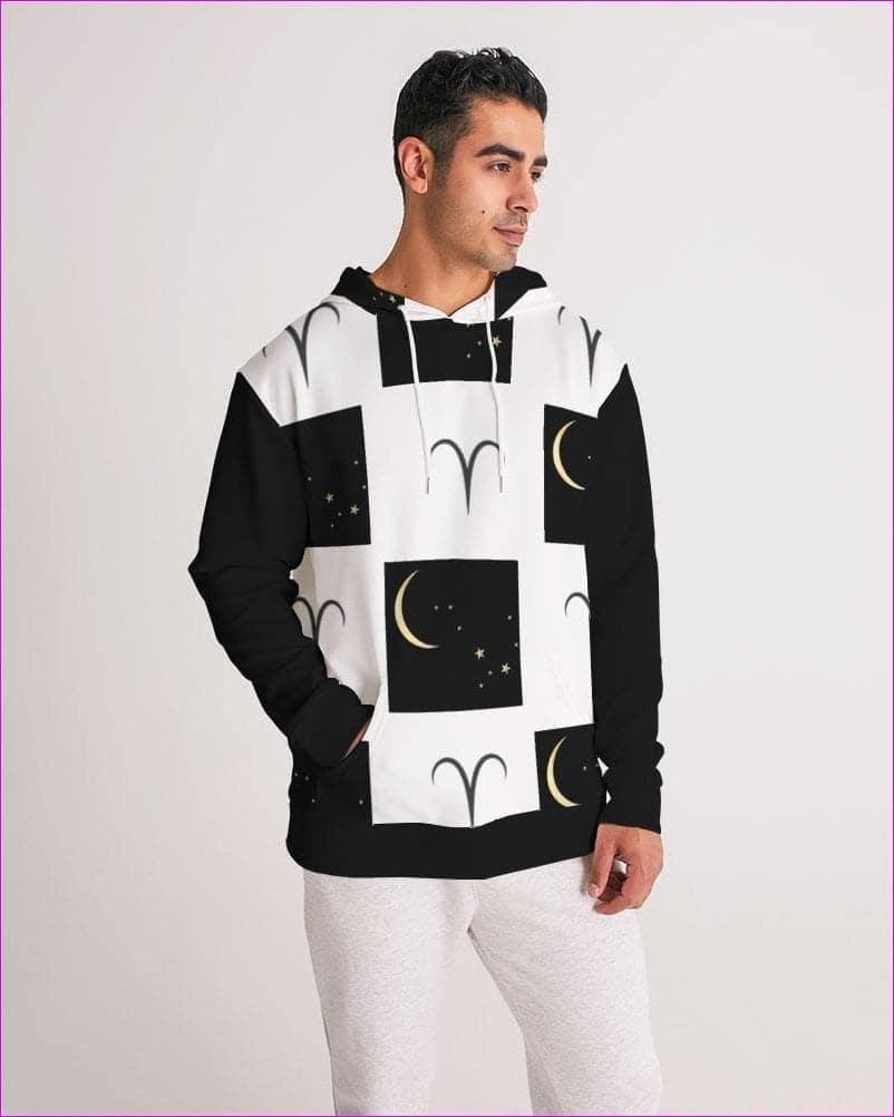 Aries Moon Men's Hoodie - Hoodie at TFC&H Co.