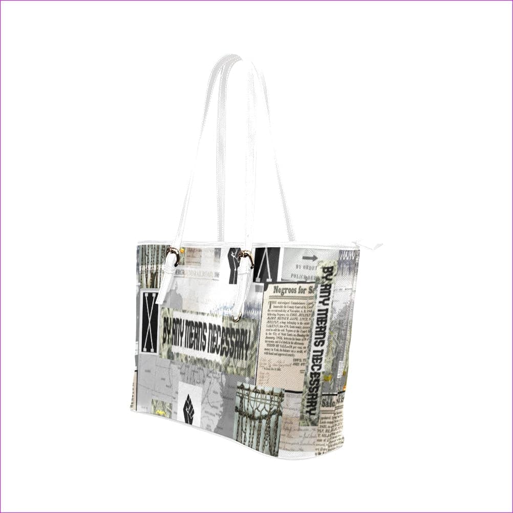 B.A.M.N (By Any Means Necessary) Clothing 2 Womens Leather Tote -2 styles - handbag at TFC&H Co.