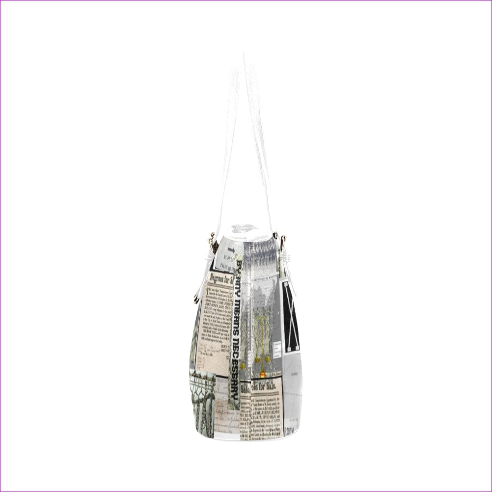 One Size B.A.M.N 2 Leather Tote Bag (Model 1651) (Big) B.A.M.N (By Any Means Necessary) Clothing 2 Womens Leather Tote -2 styles - handbag at TFC&H Co.