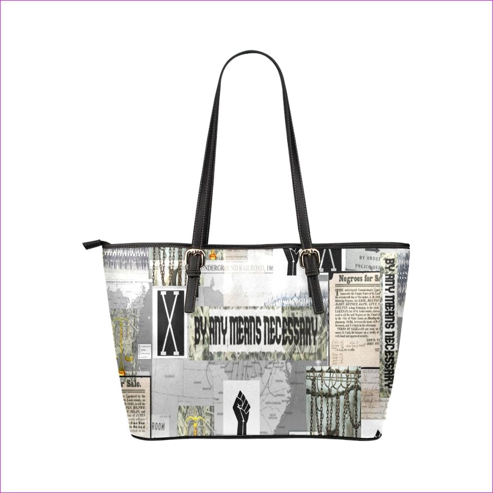 B.A.M.N (By Any Means Necessary) Clothing 2 Womens Leather Tote -2 styles - handbag at TFC&H Co.