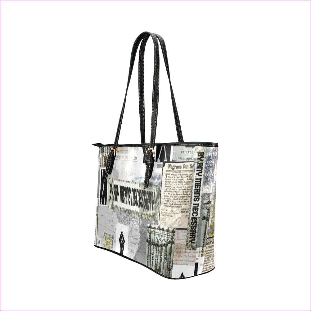 B.A.M.N (By Any Means Necessary) Clothing 2 Womens Leather Tote -2 styles - handbag at TFC&H Co.