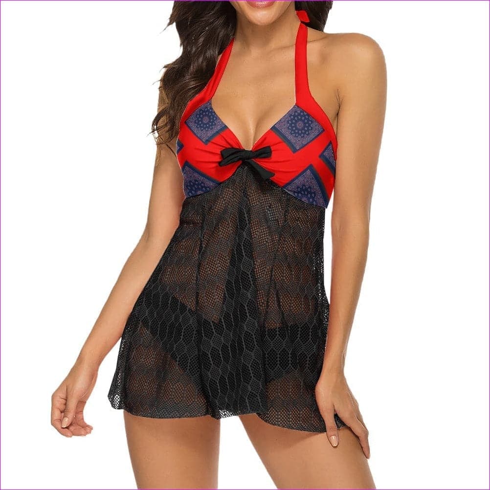Bandanna Unwired Cup Bikini Swimsuit - women's bikini set at TFC&H Co.