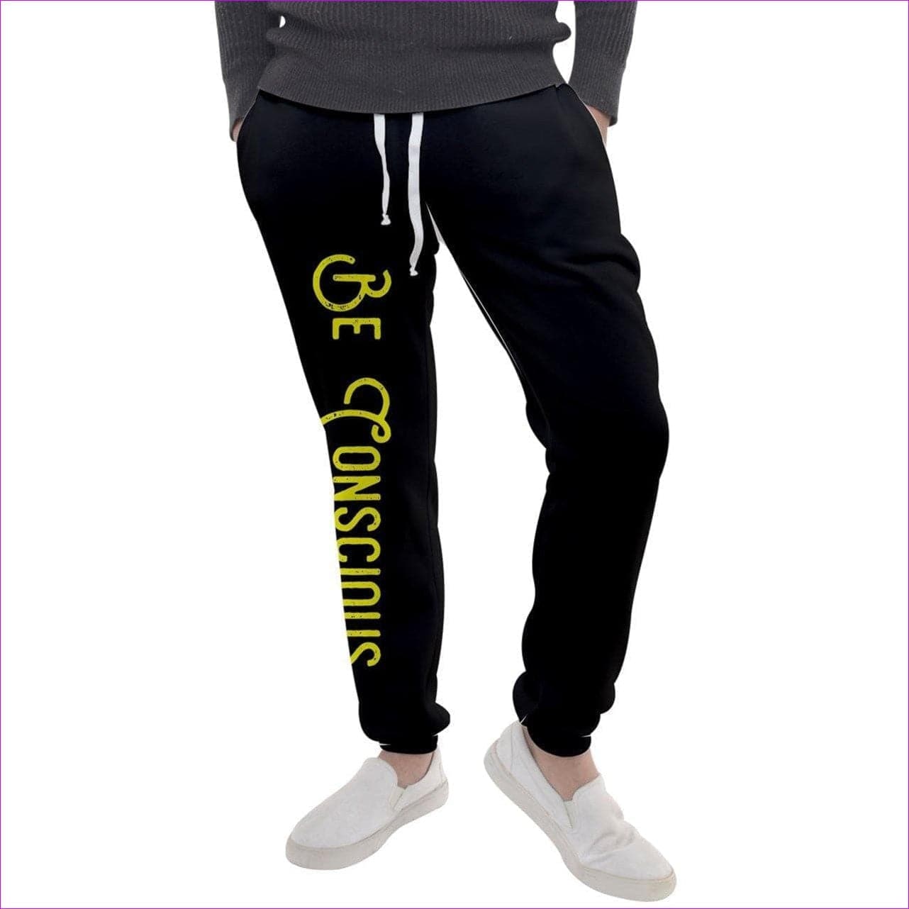 Be Conscious Men's Jogger Sweatpants - men's sweatpants at TFC&H Co.