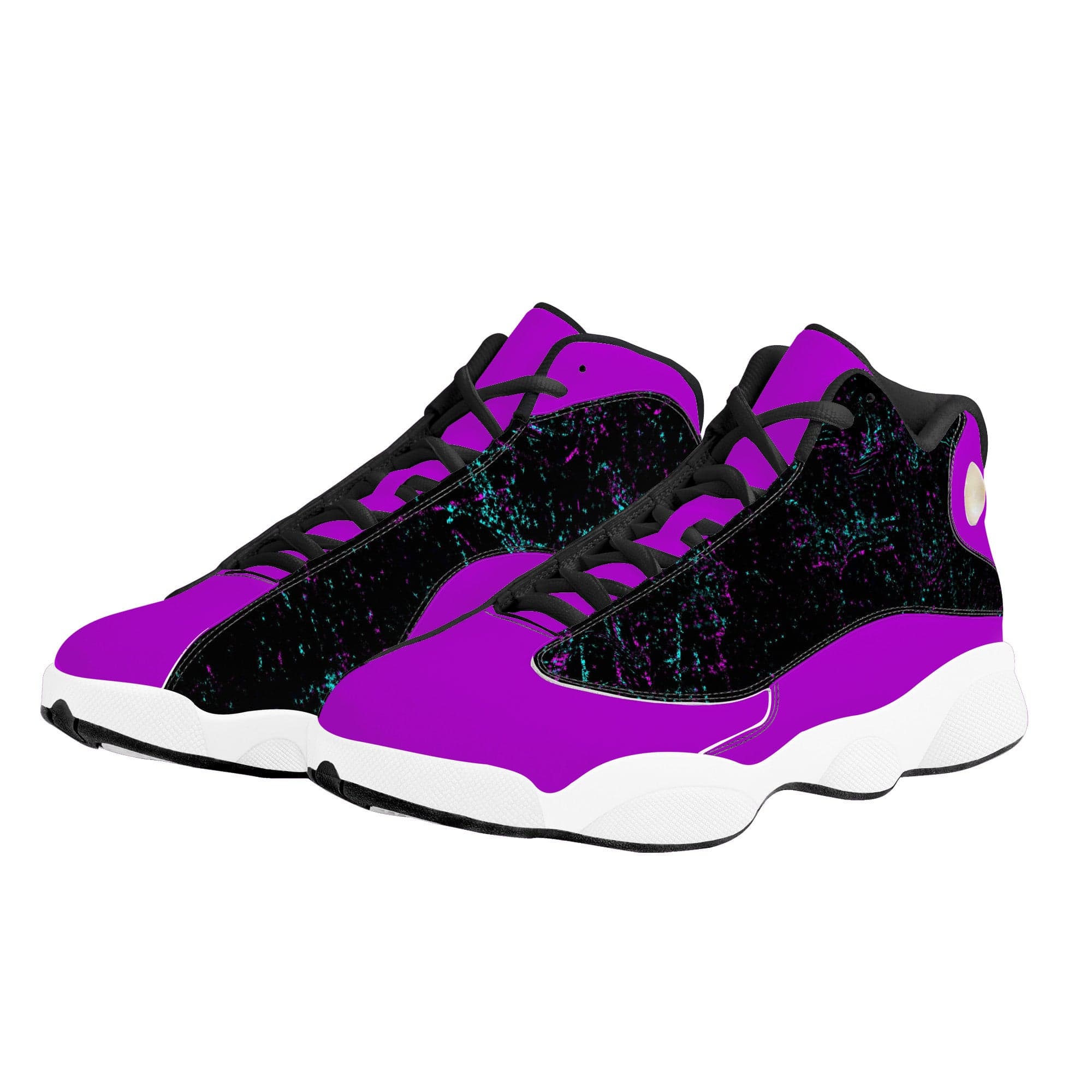 - Beauty Unisex Basketball Shoes - Black - unisex basketball shoes at TFC&H Co.