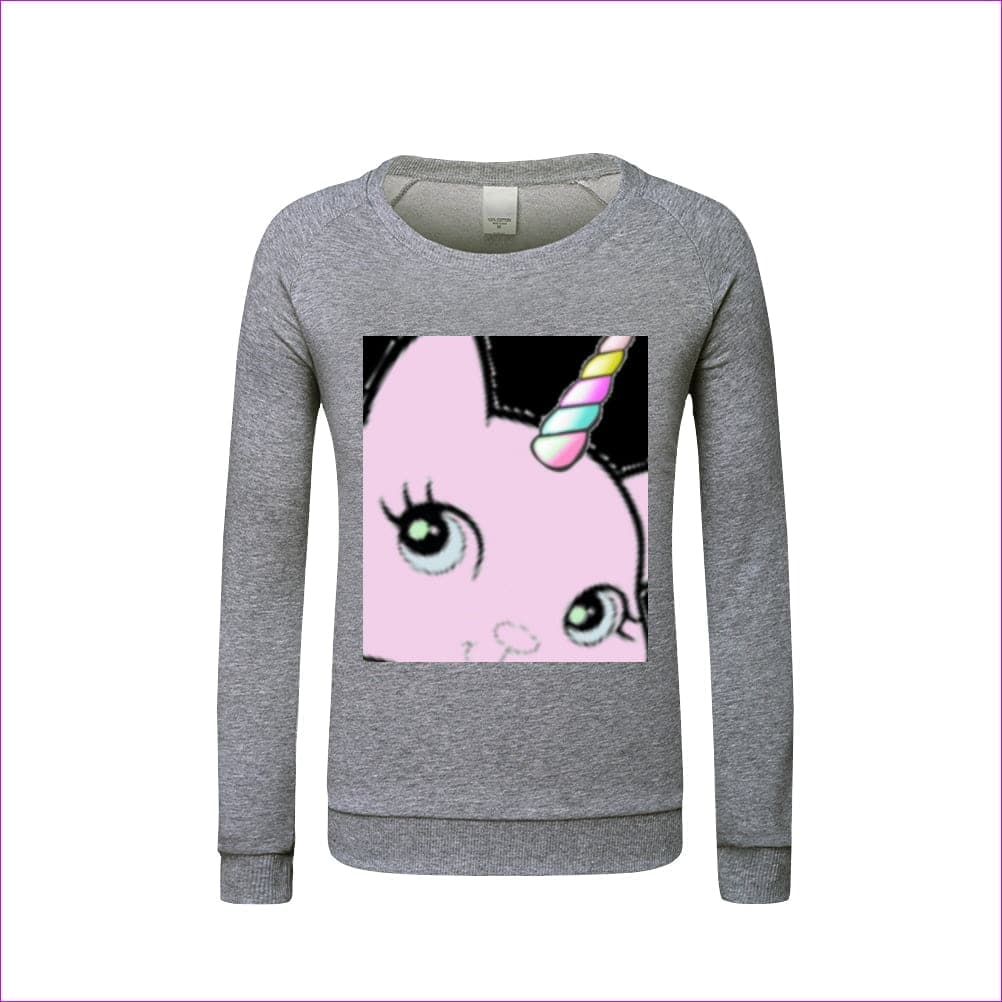 Bec & Friend's Uni-Kitten Kids Graphic Sweatshirt - kids sweatshirt at TFC&H Co.