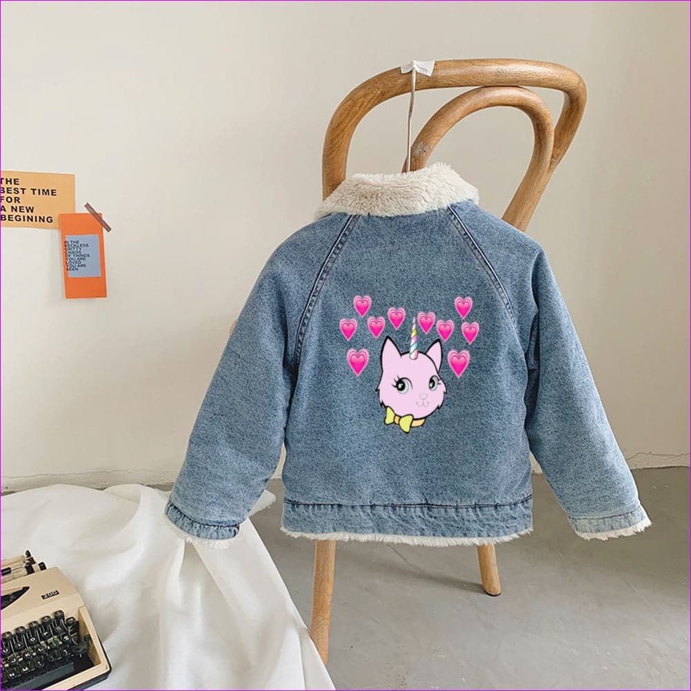 Bec & Friends Kids Faux Rabbit Fur Jacket - kids coat at TFC&H Co.