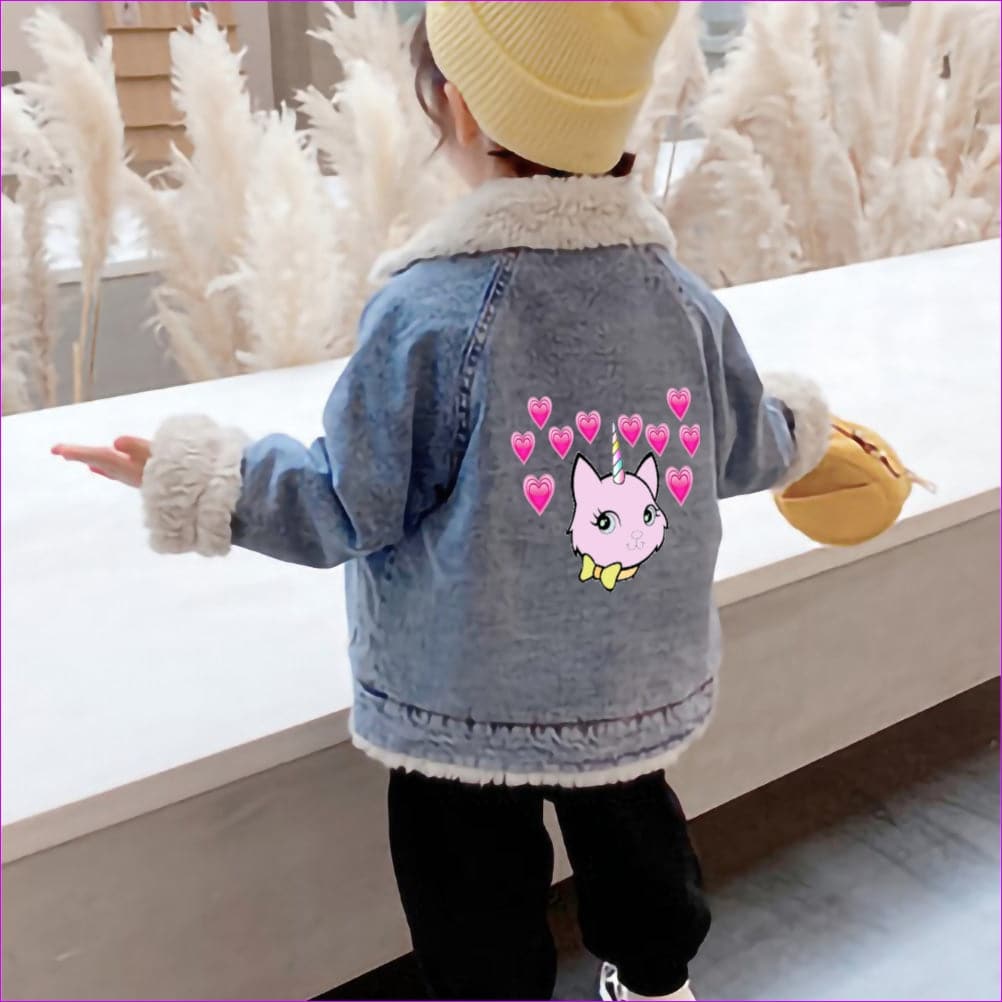 Bec & Friends Kids Faux Rabbit Fur Jacket - kids coat at TFC&H Co.