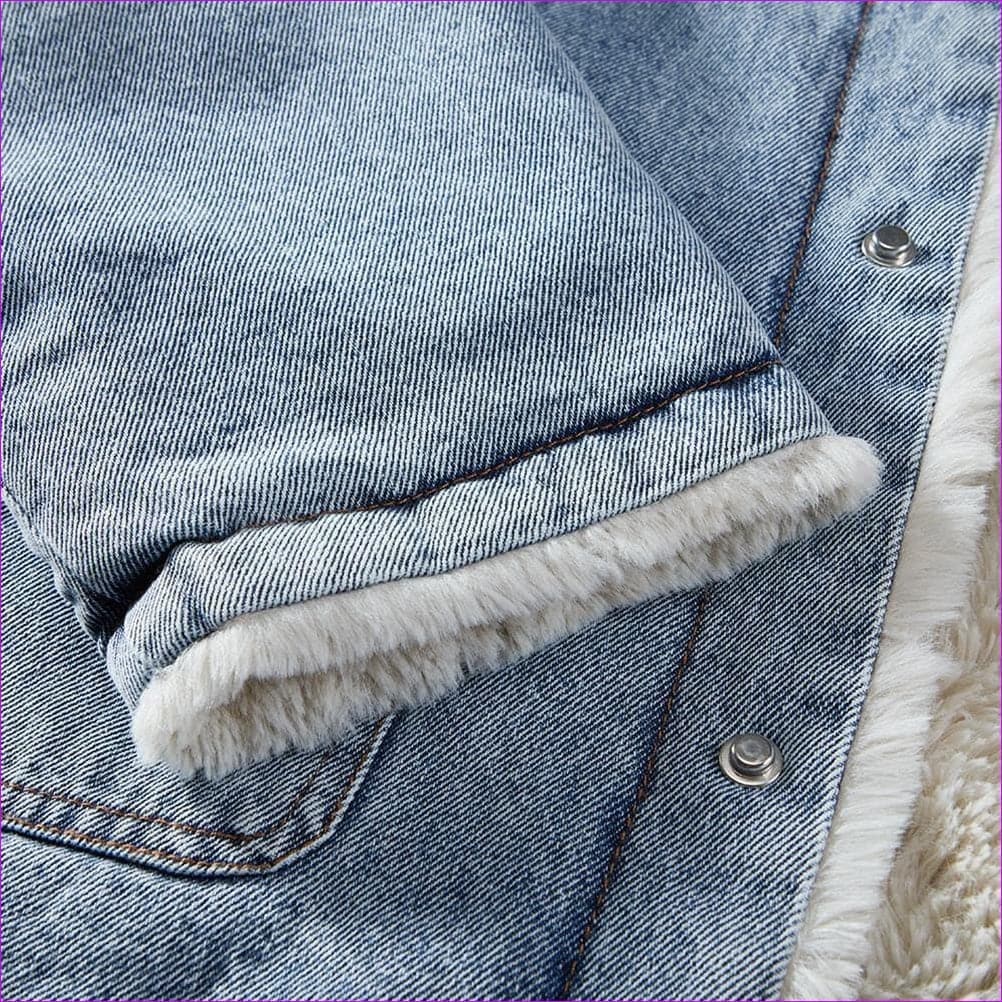 Bec & Friends Kids Faux Rabbit Fur Jacket - kids coat at TFC&H Co.