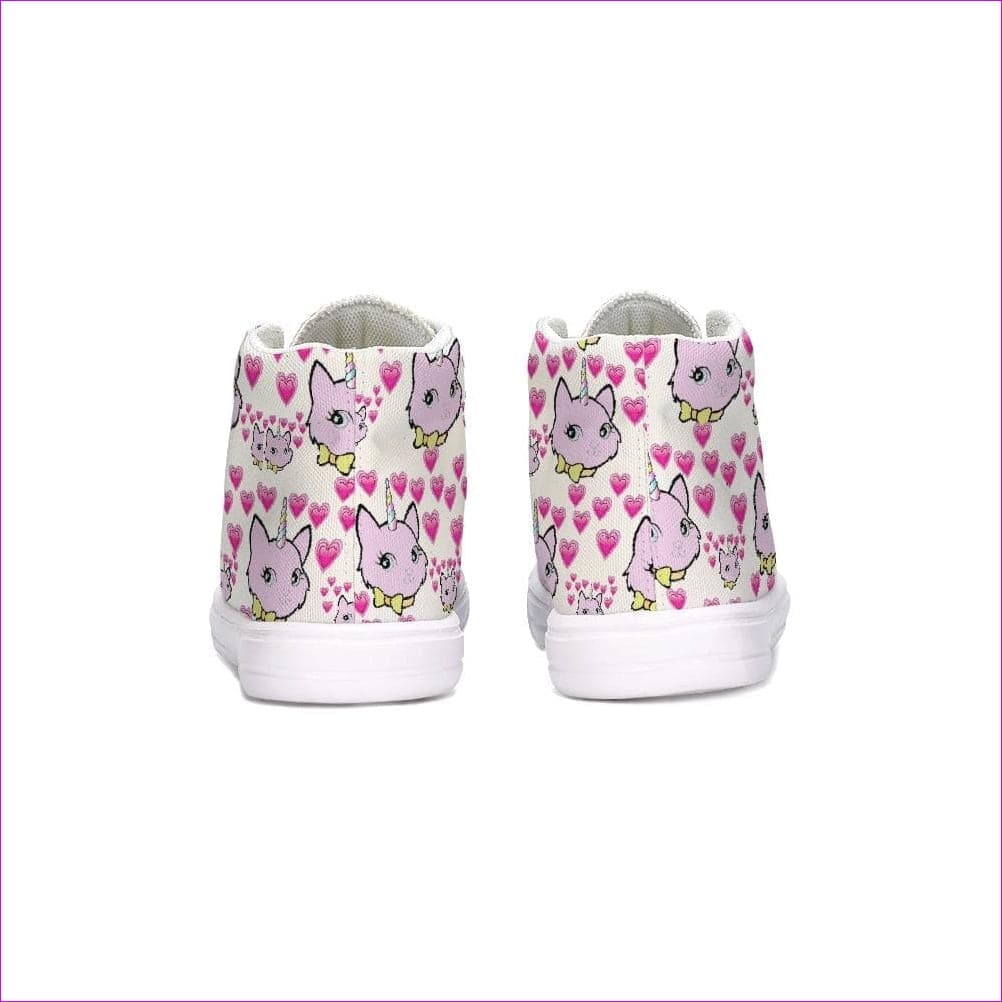 Bec & Friends Uni-Kitten Kids Hightop Canvas Shoe - Kids Shoes at TFC&H Co.