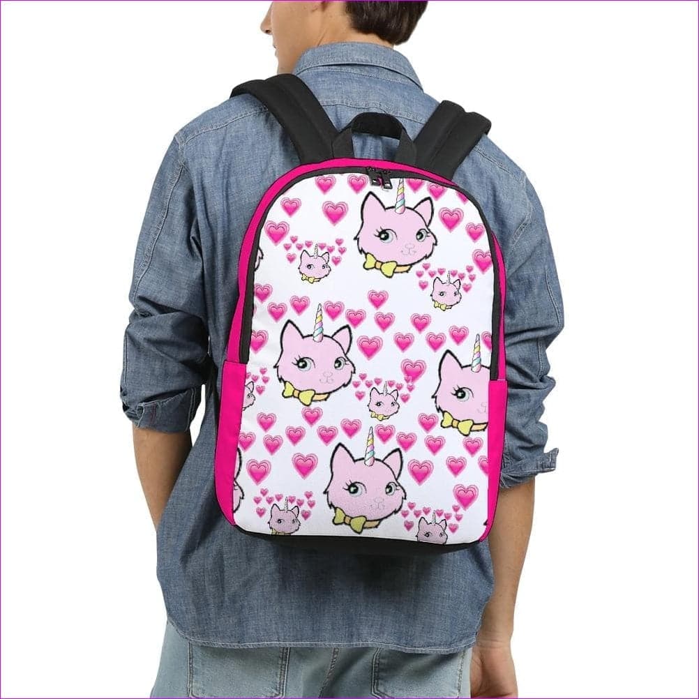 Bec & Friends Uni-Kitten Large Backpack - backpack at TFC&H Co.