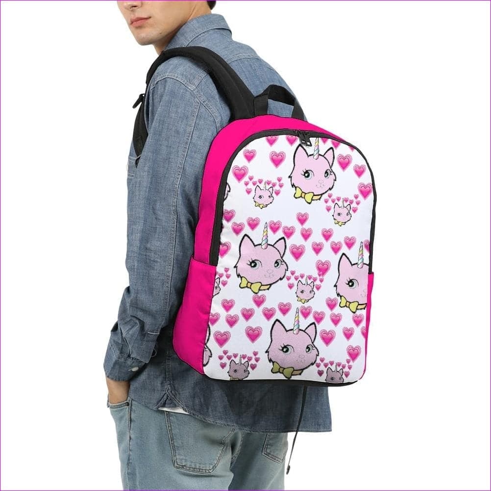 Bec & Friends Uni-Kitten Large Backpack - backpack at TFC&H Co.