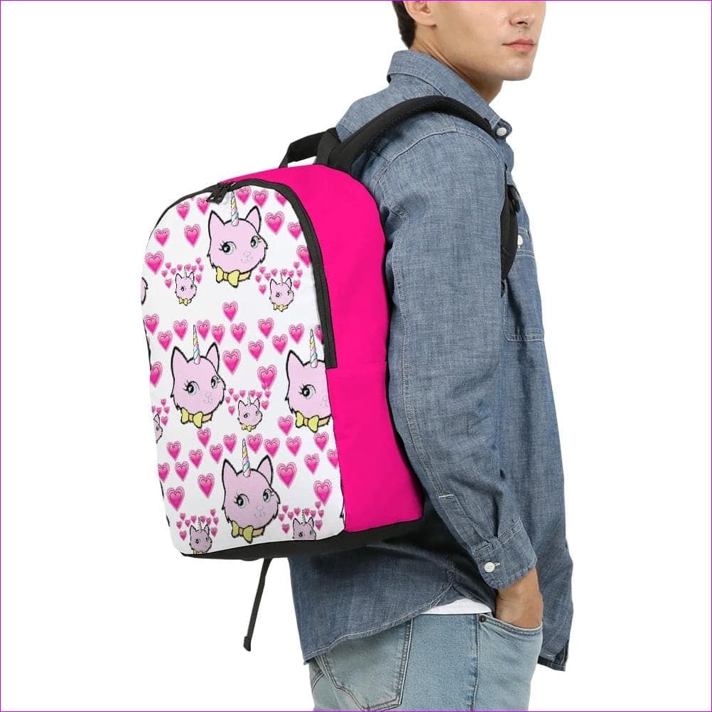 Bec & Friends Uni-Kitten Large Backpack - backpack at TFC&H Co.