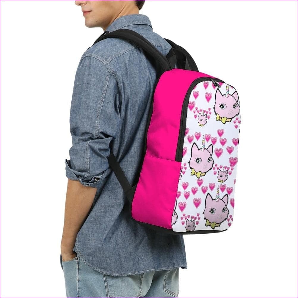 Bec & Friends Uni-Kitten Large Backpack - backpack at TFC&H Co.