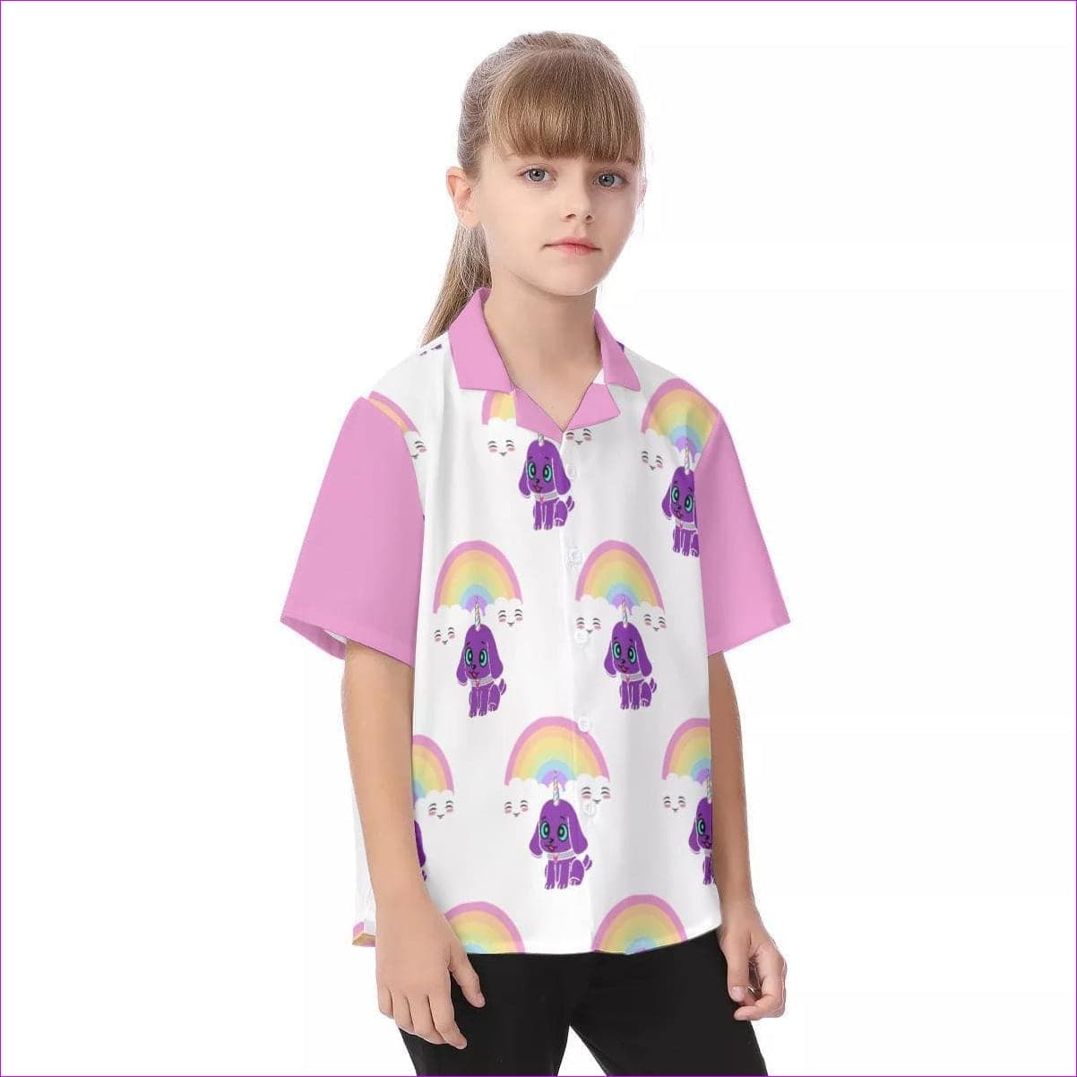 Bec's Uni-Pup Kids Hawaiian Shirt - kid's top at TFC&H Co.