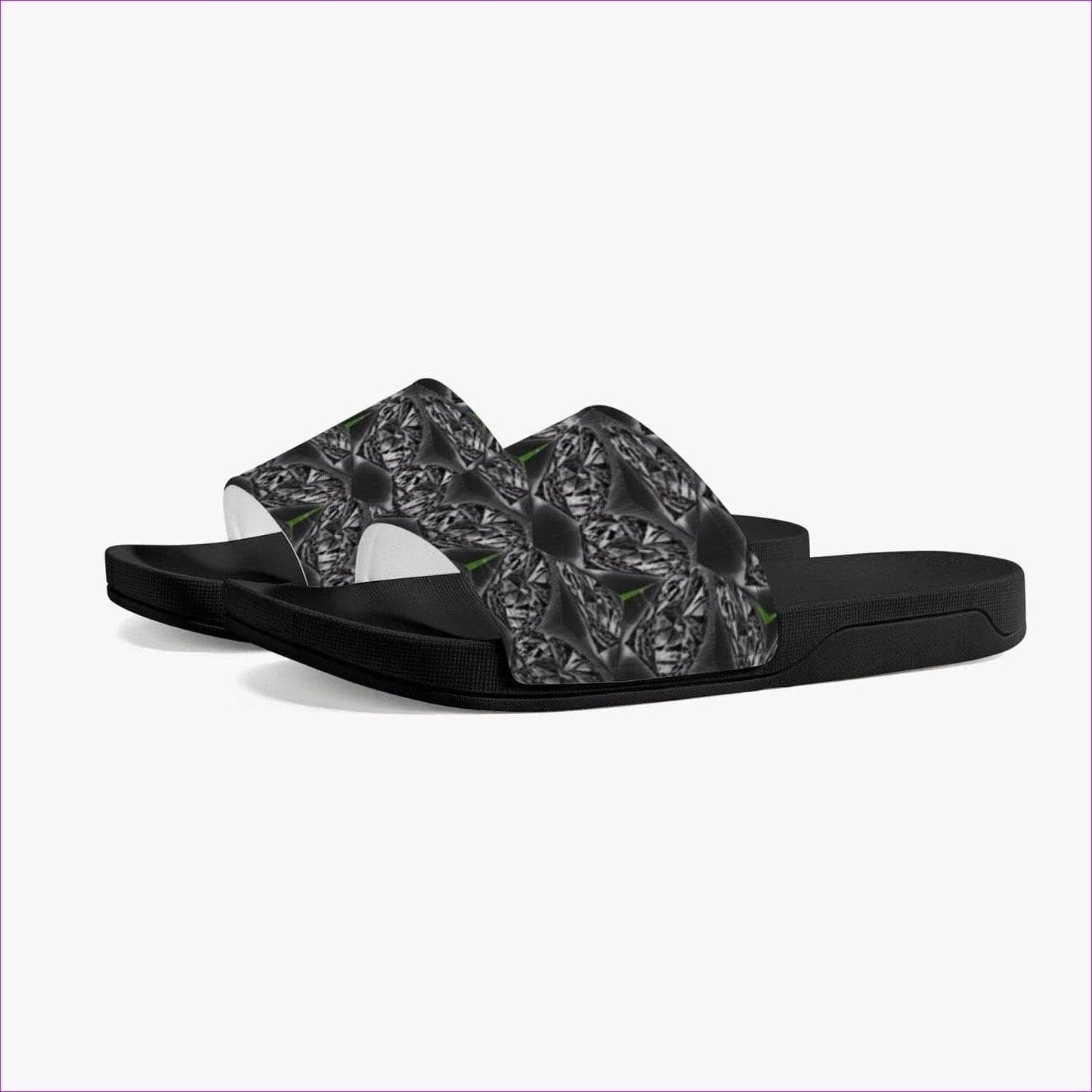 Black Ice Men's Slides - men's slides at TFC&H Co.