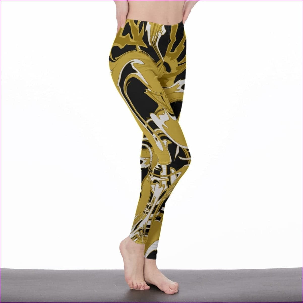Black Ivy Distressed Casual Leggings - women's leggings at TFC&H Co.