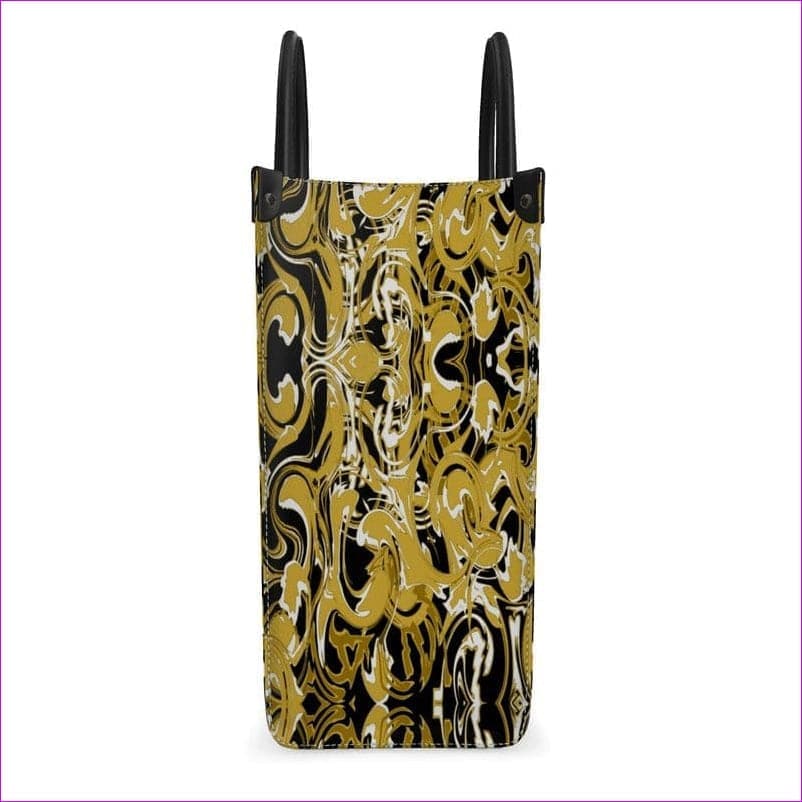 Black Ivy Distressed Luxury Leather Shopper Bag - Leather Shopper Bag at TFC&H Co.
