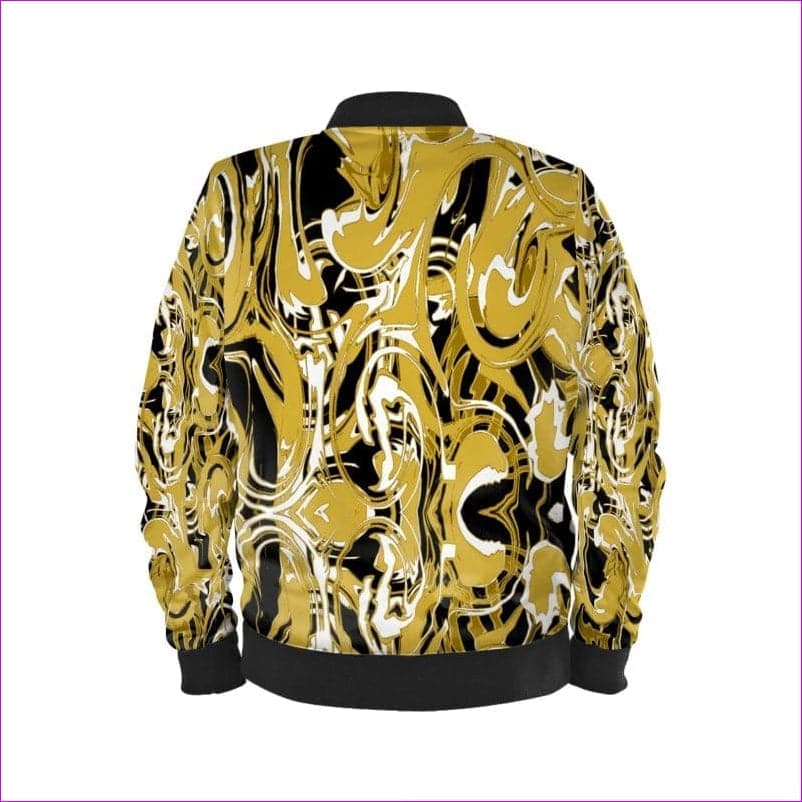 Black Ivy Distressed Premium Men's Bomber Jacket - Mens Bomber Jacket at TFC&H Co.