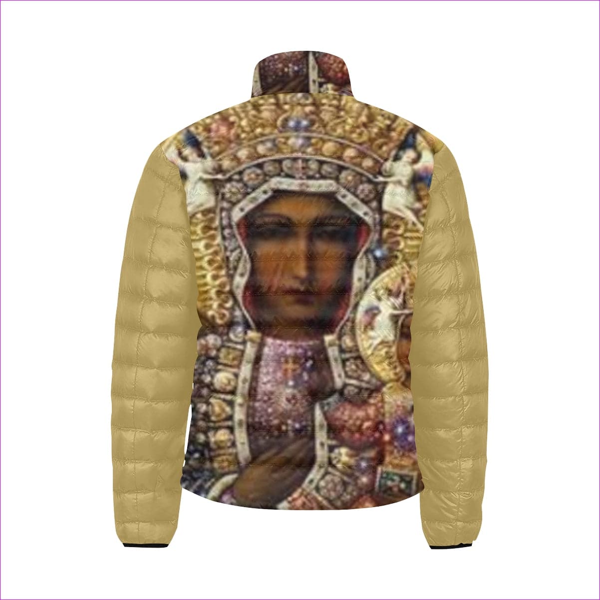 black madonna Men's Lightweight Bomber Jacket(ModelH41) Black Madonna Men's Lightweight Bomber - coat at TFC&H Co.