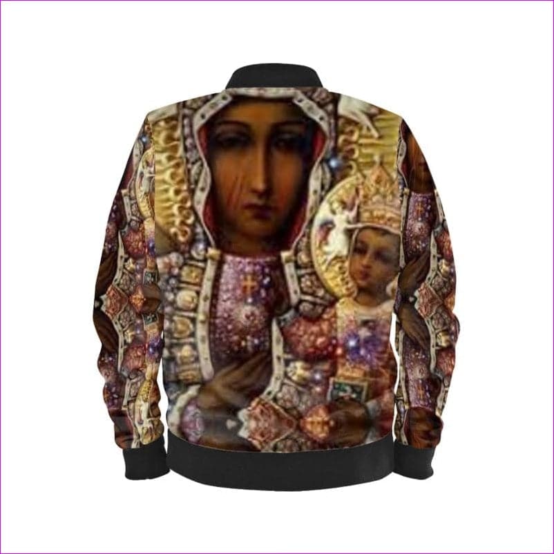 Black Madonna Premium Mens Bomber Jacket - Mens Bomber Jacket at TFC&H Co.
