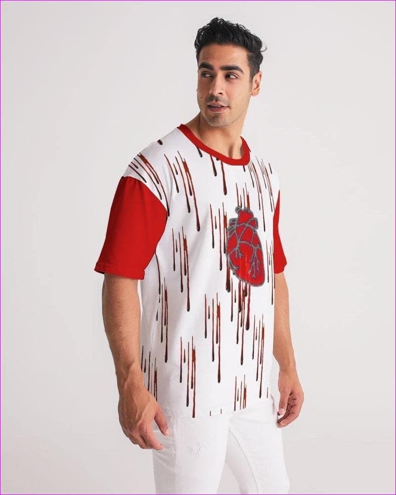 Bleeding Heart Men's Premium Heavyweight Tee - men's t-shirt at TFC&H Co.