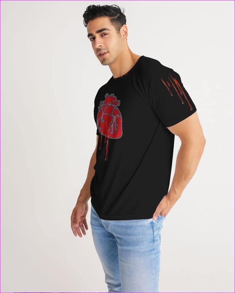 Bleeding Heart Men's Tee - men's t-shirt at TFC&H Co.