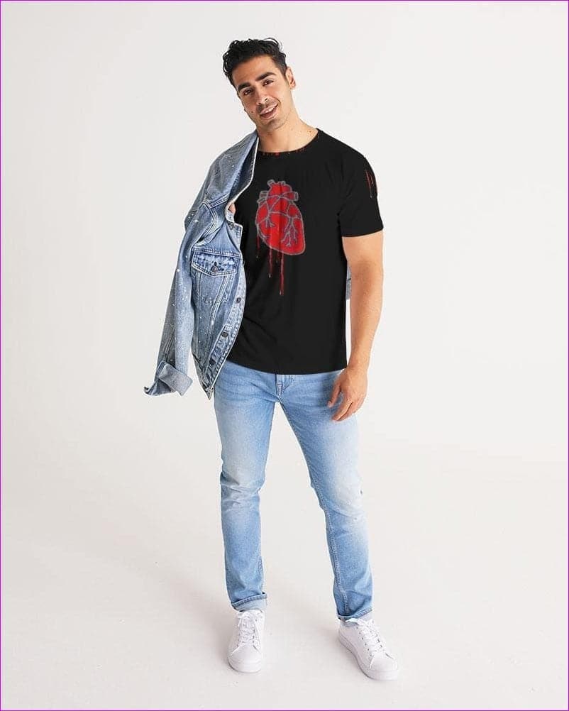 Bleeding Heart Men's Tee - men's t-shirt at TFC&H Co.
