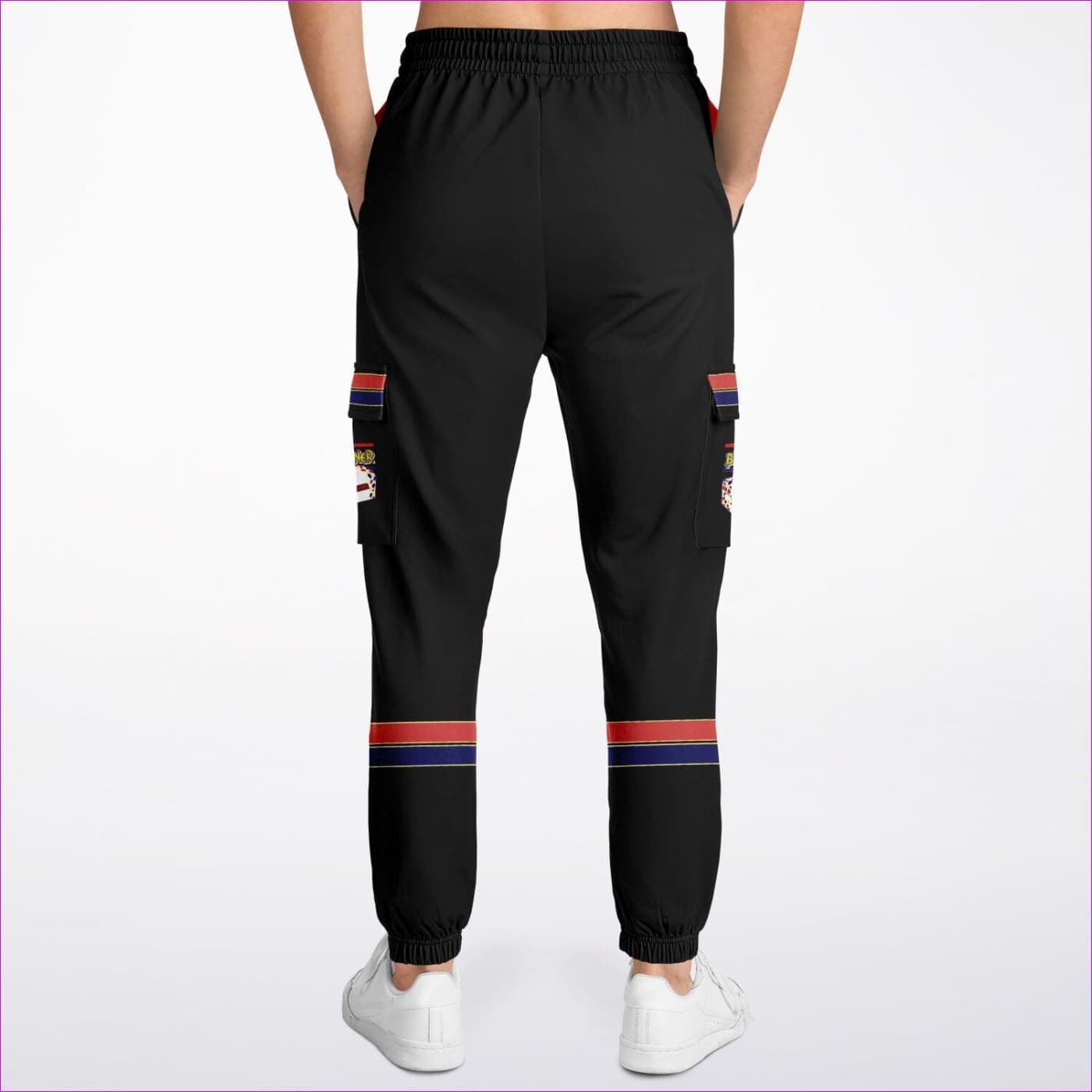 Bread Winner Premium Black Cargo Sweatpants - Fashion Cargo Sweatpants - AOP at TFC&H Co.