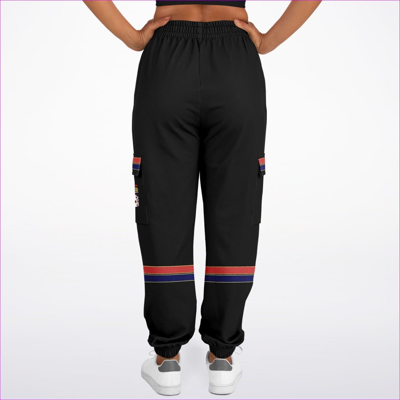 Bread Winner Premium Black Cargo Sweatpants - Fashion Cargo Sweatpants - AOP at TFC&H Co.
